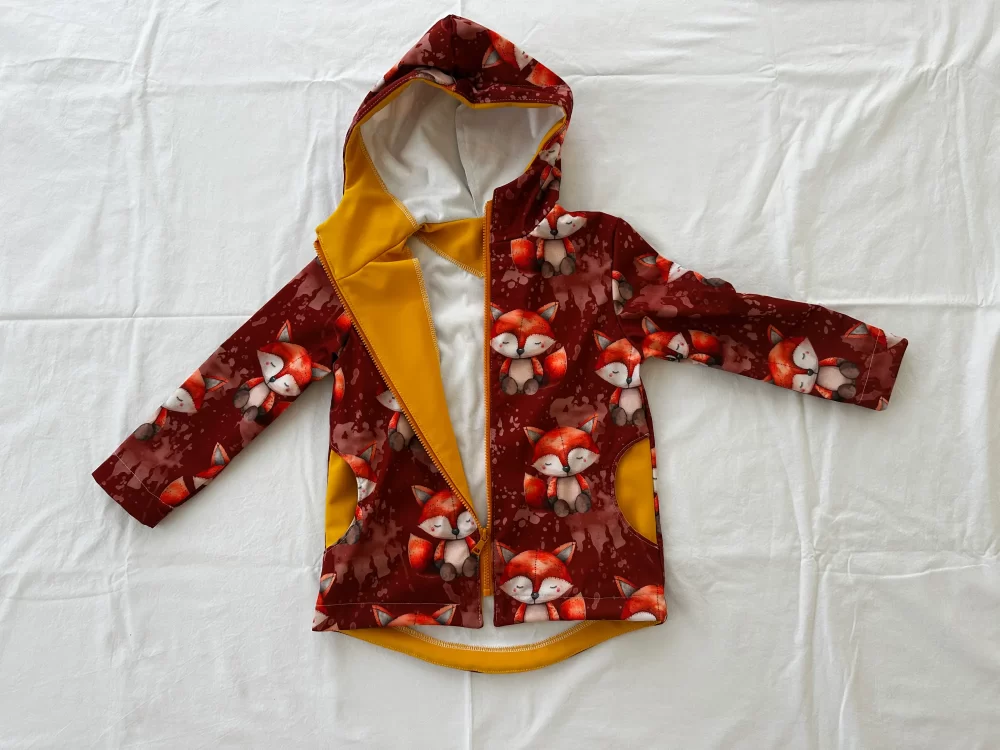 Giacca per bambini in softshell - Volpe Cucita - immagine 5