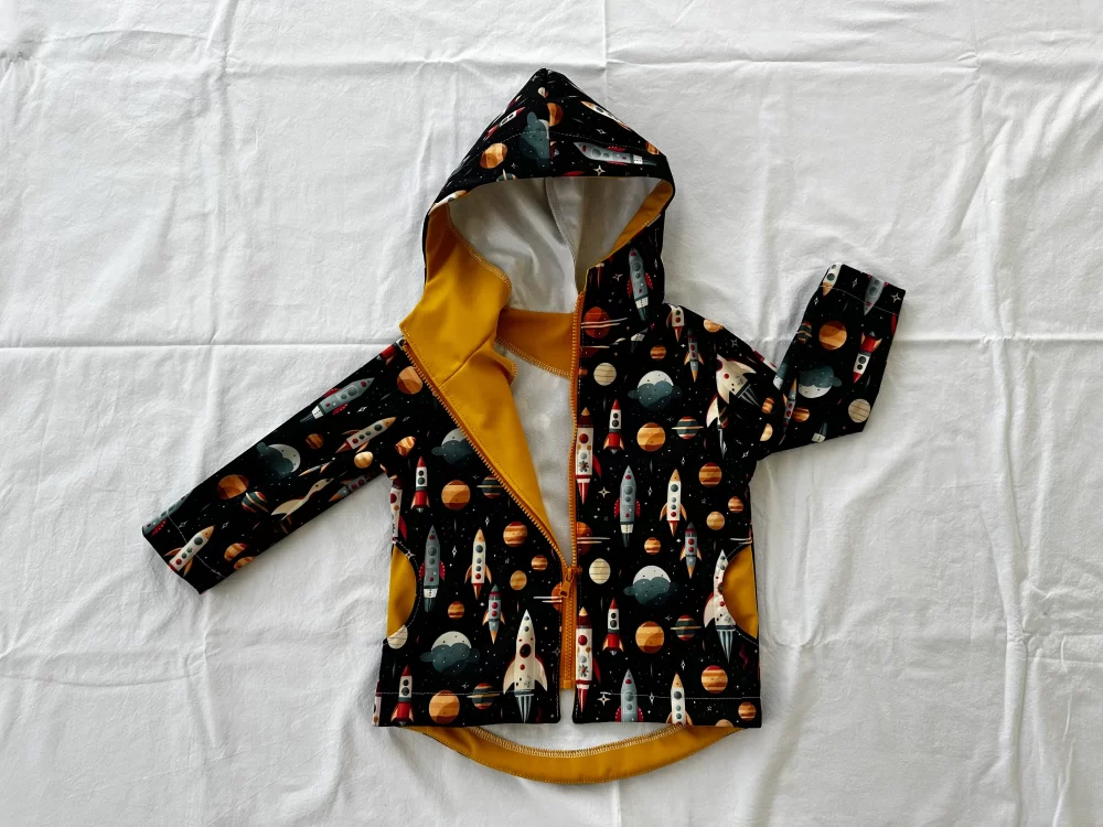Giacca per bambini in softshell - Razzi spaziali - immagine 4