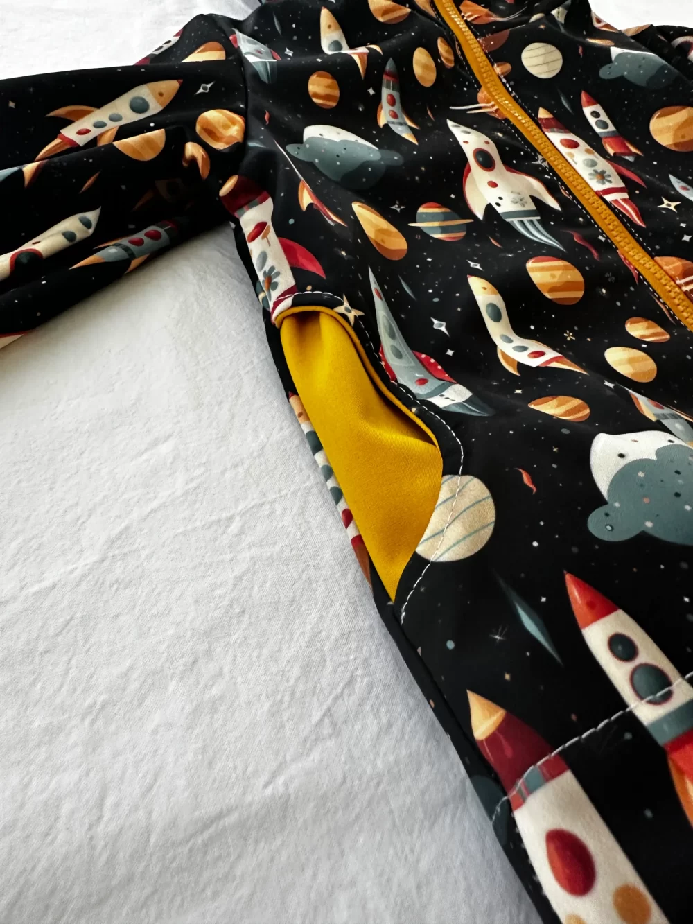 Giacca per bambini in softshell - Razzi spaziali - immagine 7