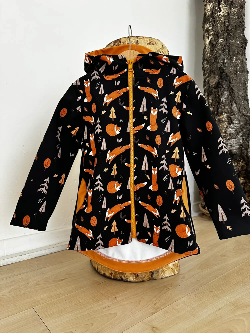 Giacca per bambini in softshell - Volpi